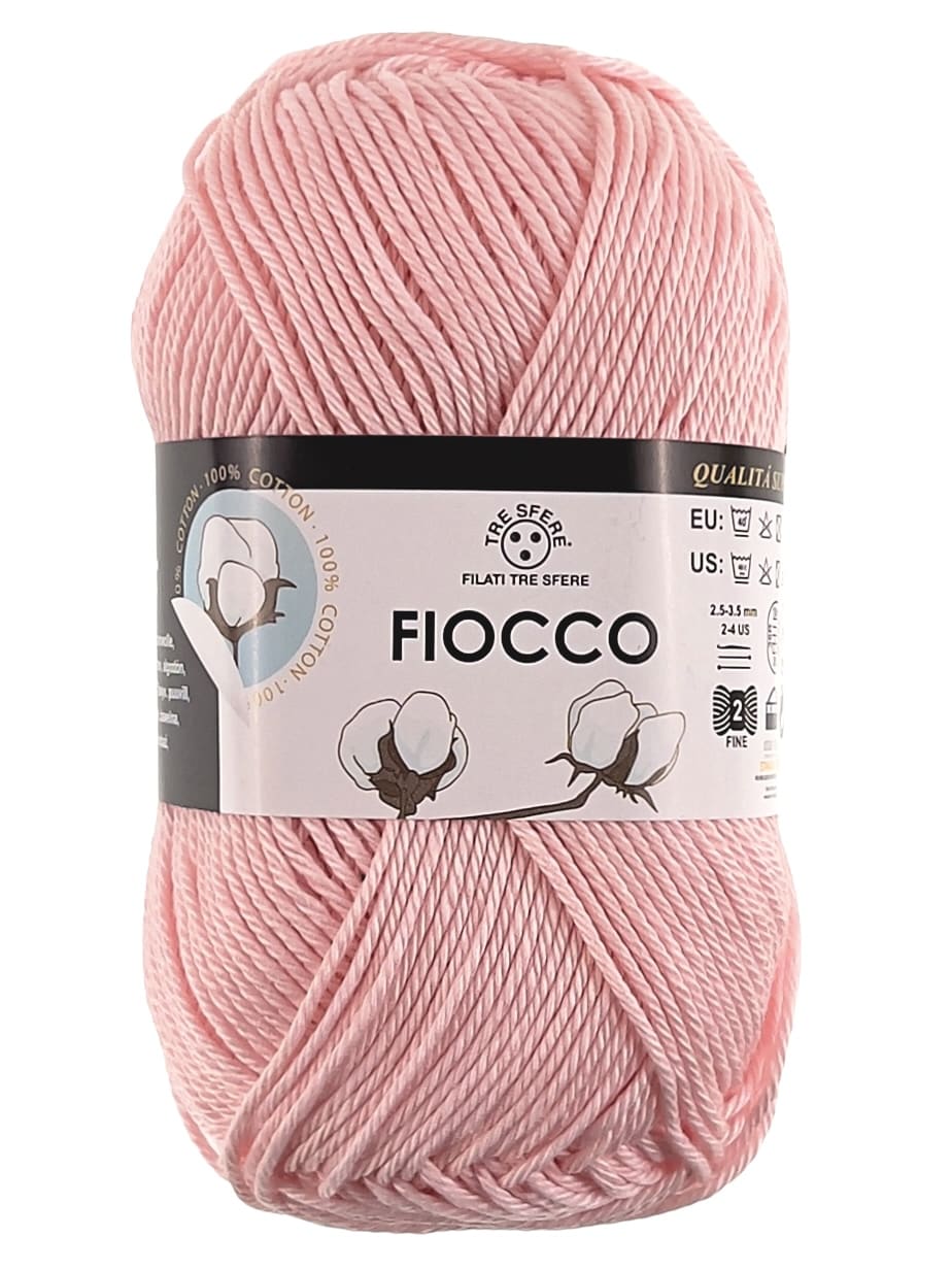 Fiocco Baumwollgarn Hellrosa 7306